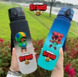 בקבוק שתייה לילדים מעוטר בדמויות מהמשחק ברול סטארס